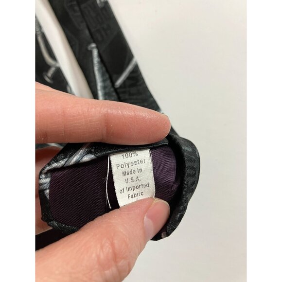 Home Improvement Mens Tie Black W/ Nails Construction Builder - Picture 5 of 5